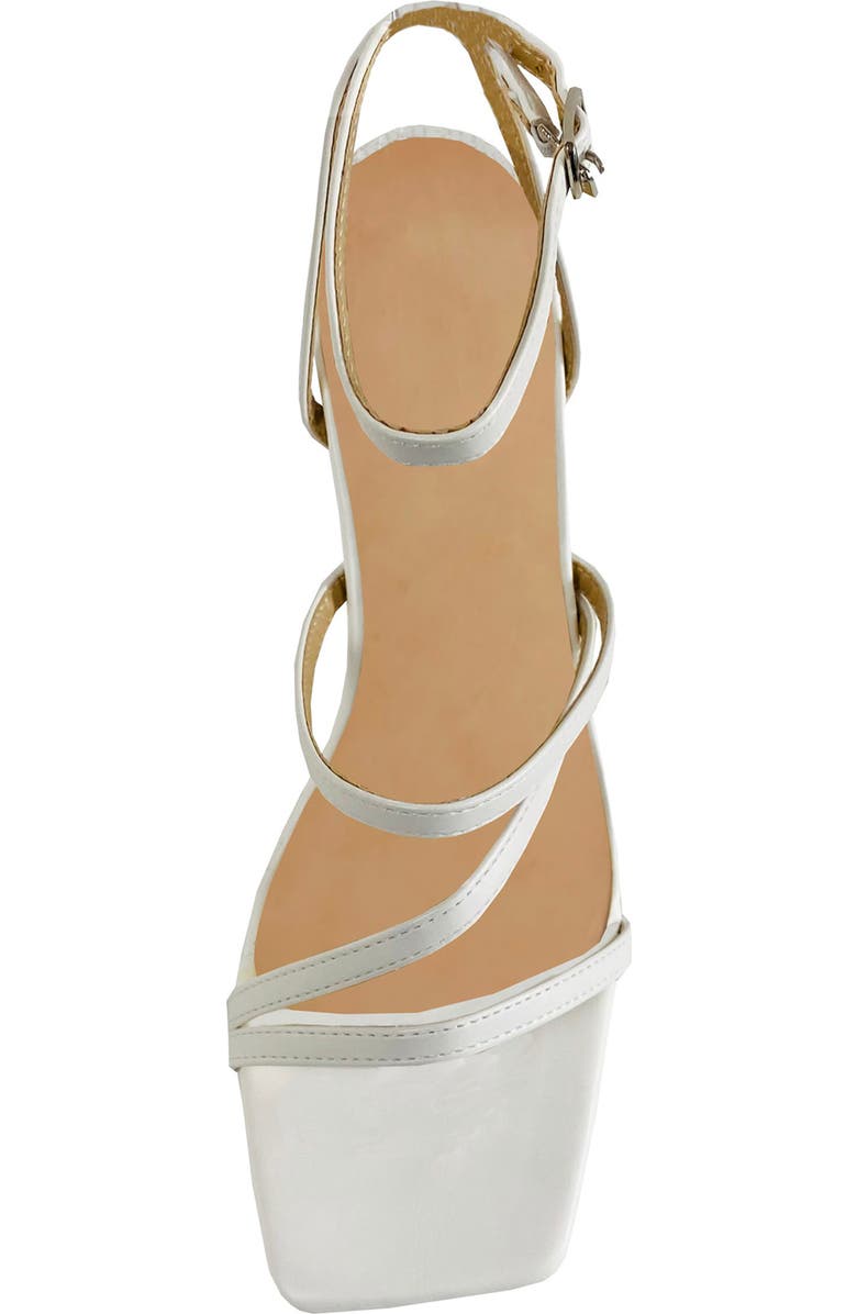 MIQUE Kim Strappy Faux Leather Sandal, Alternate, color,