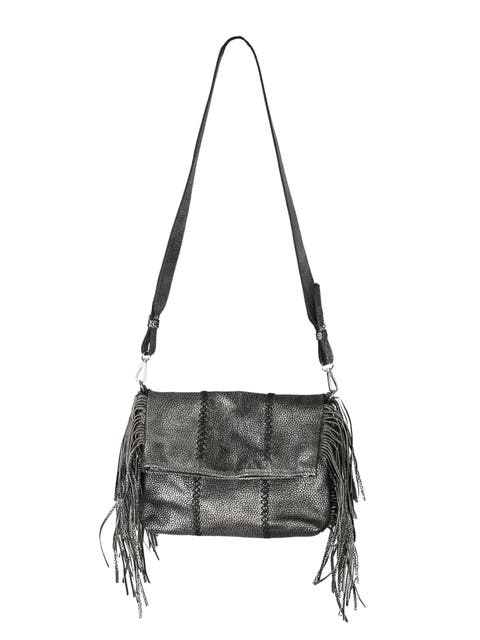 Medium Fringe Leather Crossbody Messenger