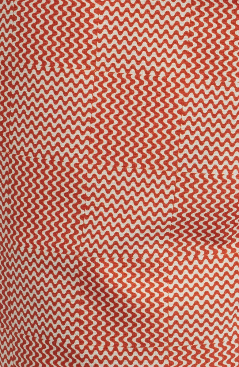 Frescobol Carioca Sport Copa Check Pattern Swim Trunks, Alternate, color, Burnt Orange