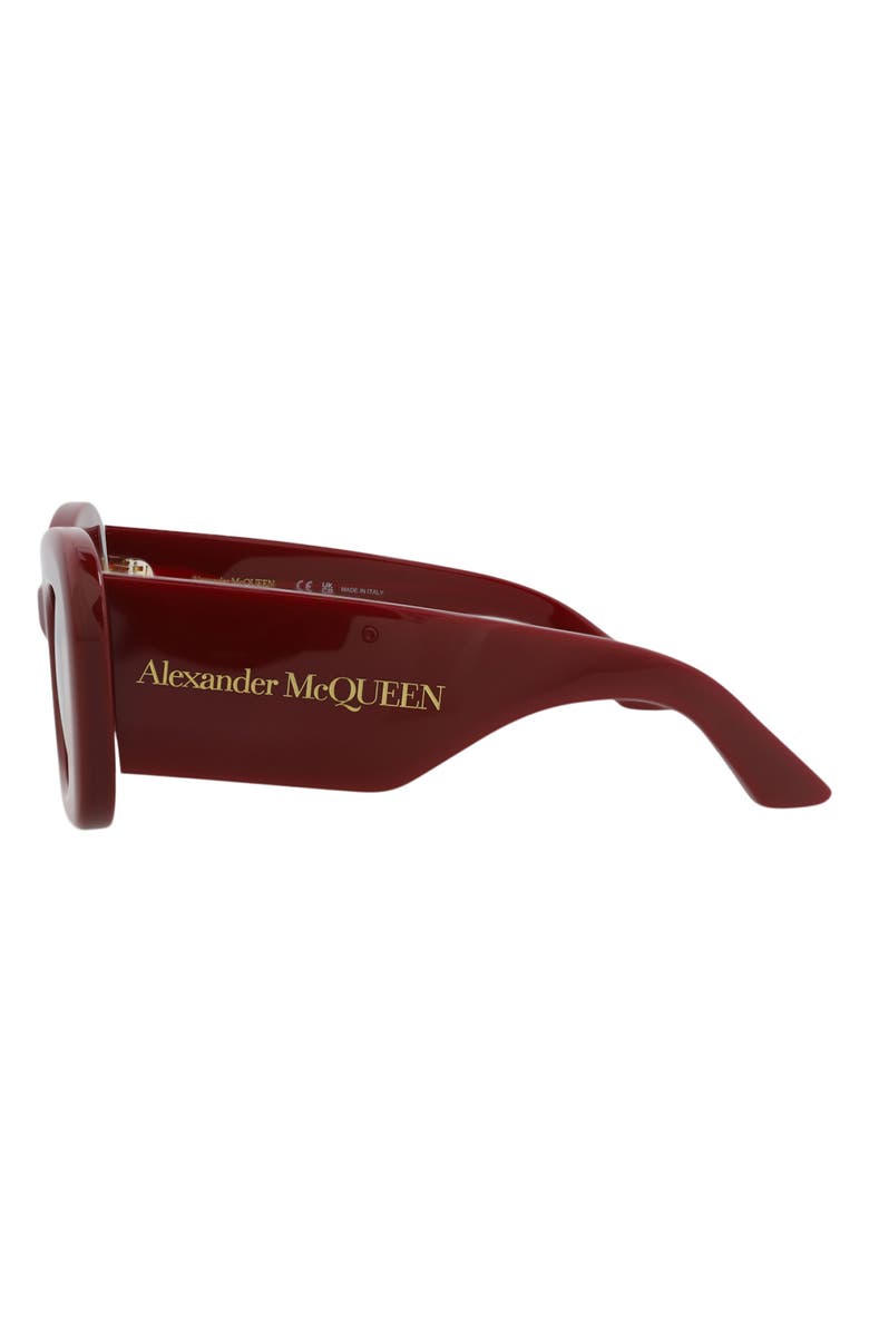 McQueen 50mm Cat Eye Sunglasses, Alternate, color, 