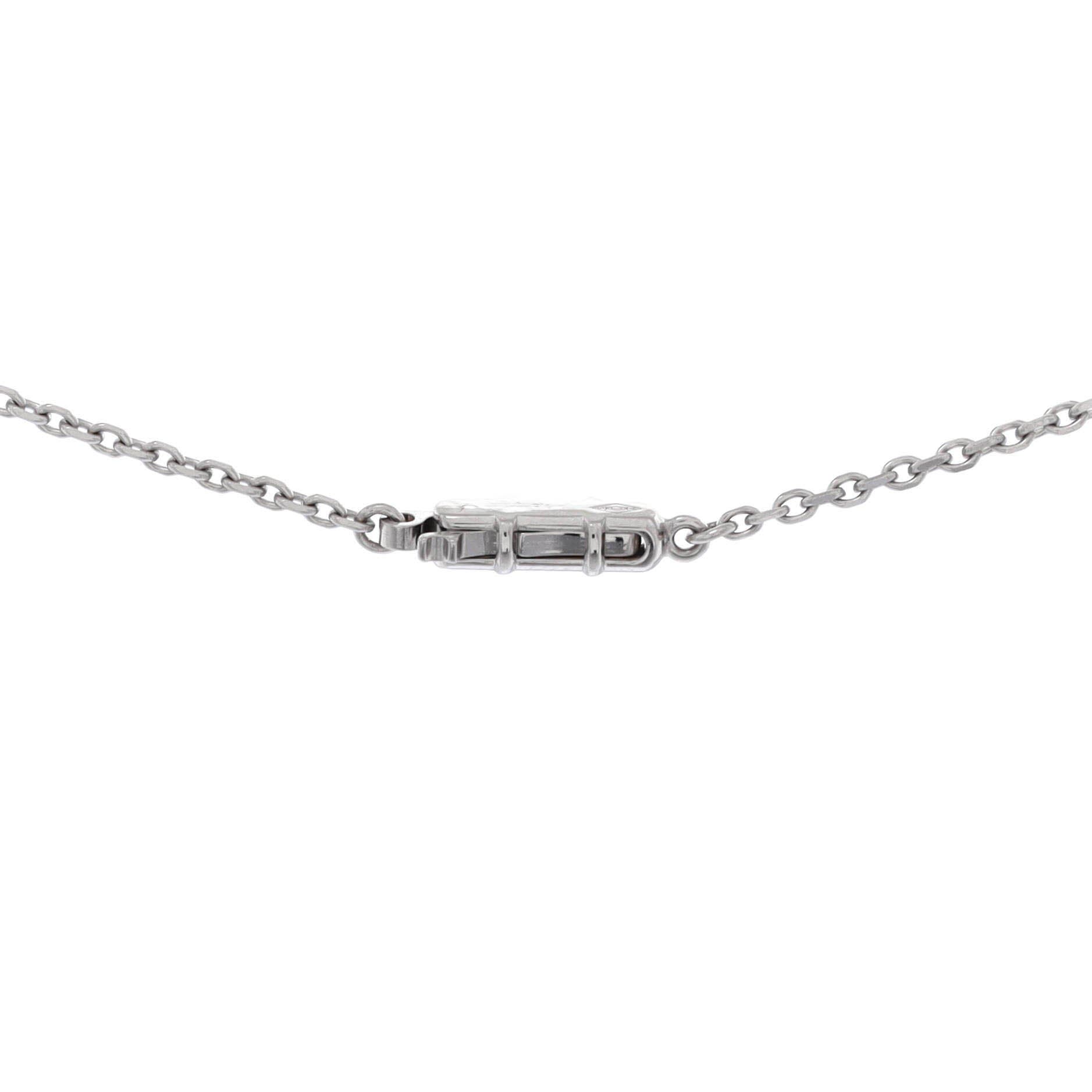 C Heart de Cartier Pendant Necklace 18K White Gold with Pave Diamonds, Alternate, color, Metallic Gold