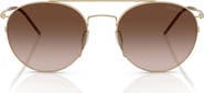 ARMANI 53mm Round Sunglasses