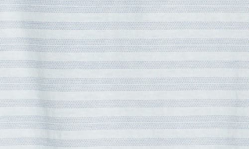 Robert Barakett Homebrook Stripe Cotton Blend Polo In Light Blue
