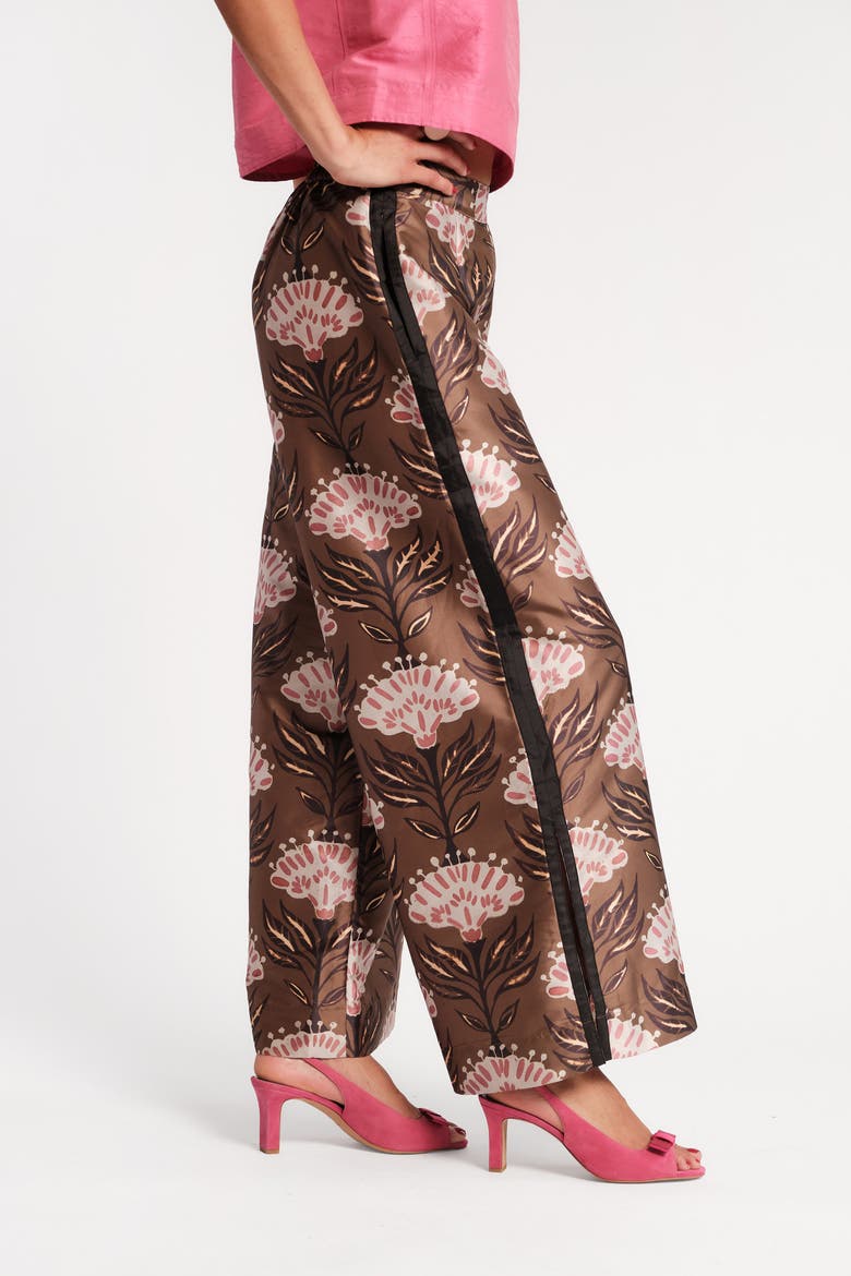 Palazzo Pant Heirloom Floral, Alternate, color, Olive/Multi