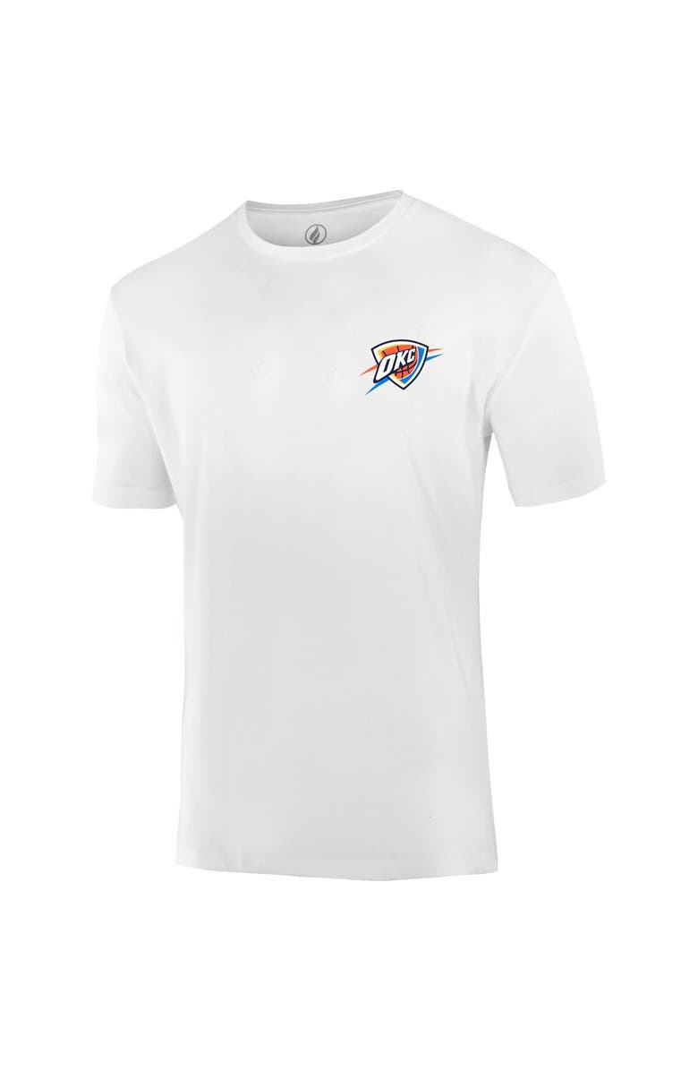 FISLL Unisex FISLL  White Oklahoma City Thunder Burst Logo T-Shirt, Alternate, color, White