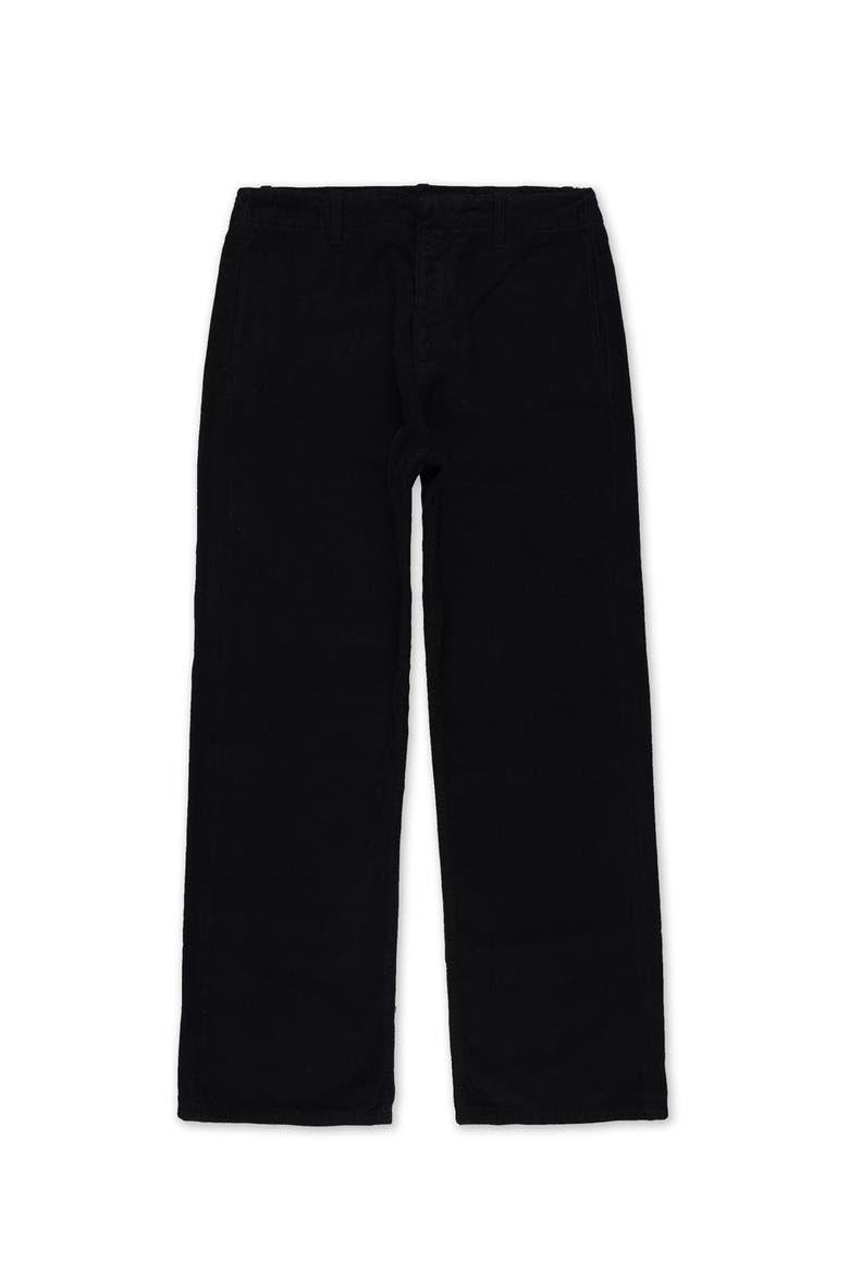 Jamiet Chino Corduroy Trousers, Main, color, BLACK