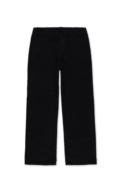 Fortela Jamiet Chino Corduroy Trousers In Black