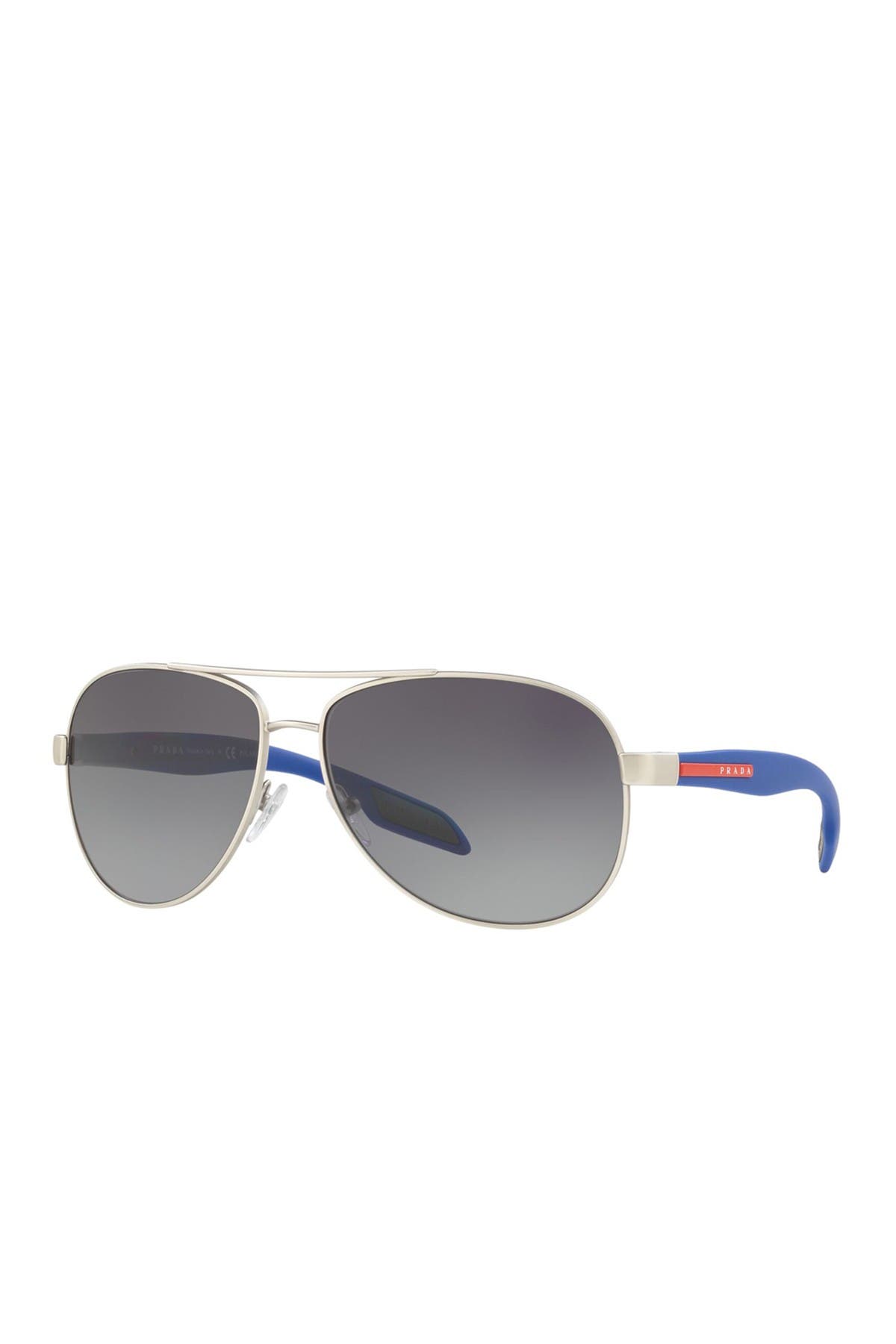 Prada Linea Rossa Benbow Polarized 62mm Pilot Sunglasses (Men ...