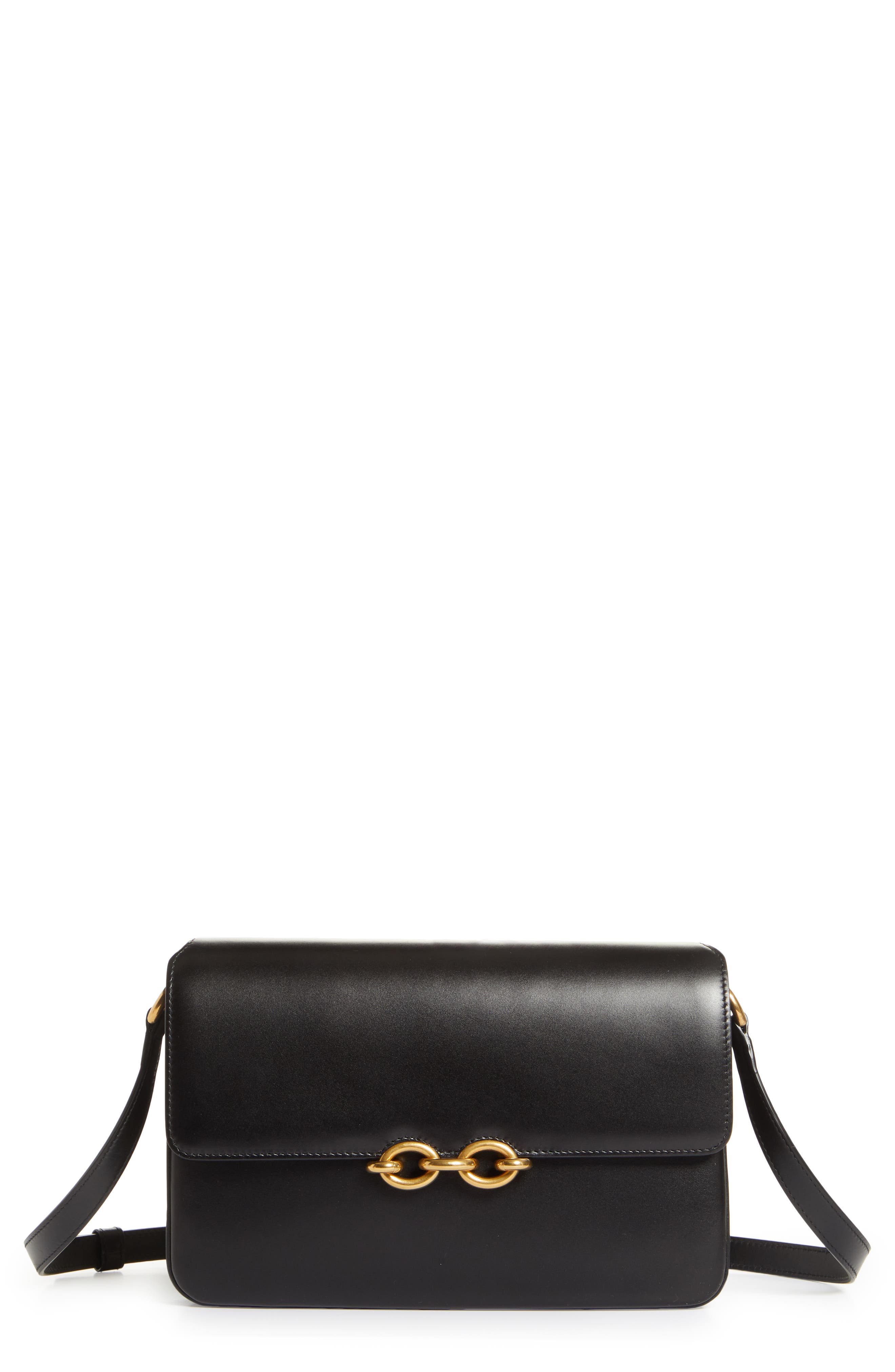 Saint Laurent Maillon Leather Shoulder Bag, Main, color, 