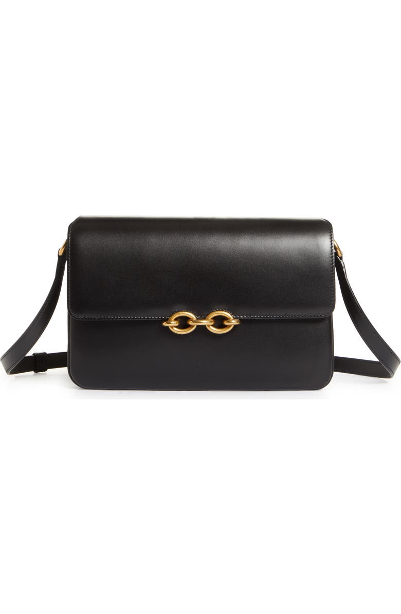 Saint Laurent Maillon Leather Shoulder Bag, Main, color,