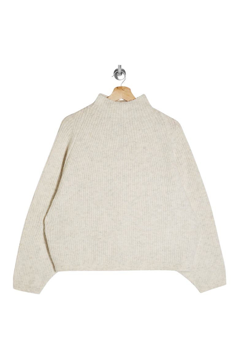 Funnel Neck Sweater, Alternate, color, IVORY