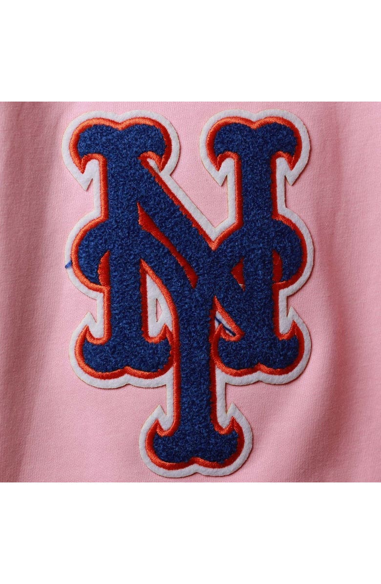 PRO STANDARD Men's Pro Standard Pink New York Mets Logo Club Shorts, Alternate, color,