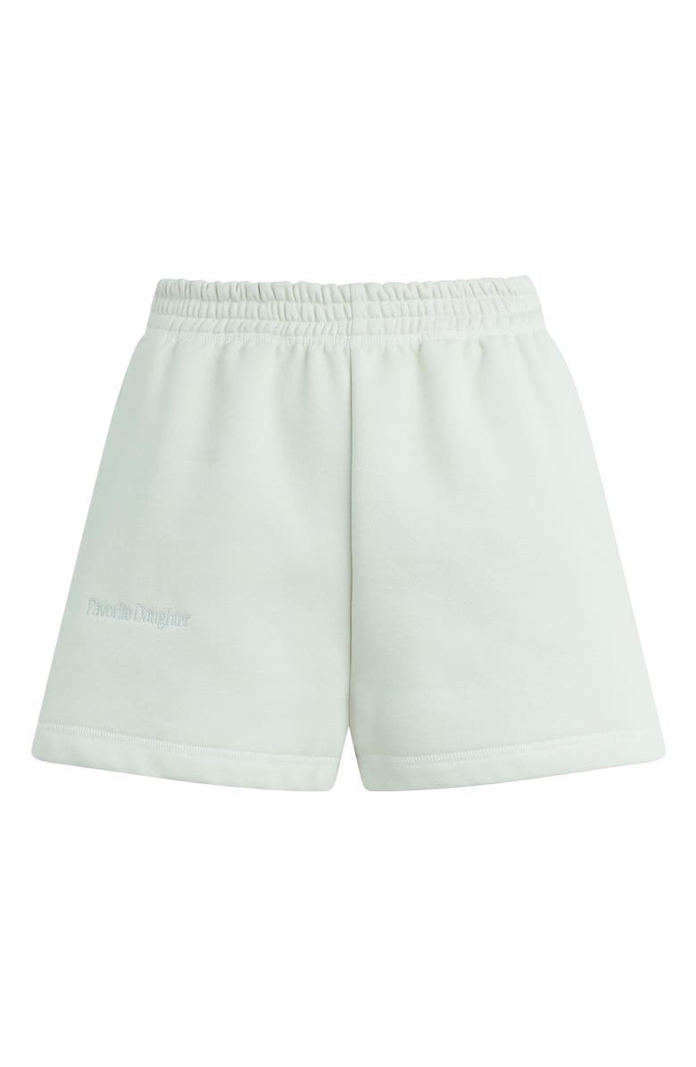 Favorite Daughter Sweat Shorts, Main, color, Light Sage