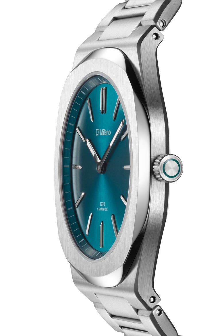 Ultra Thin Bracelet Watch, 39mm, Alternate, color, GREEN