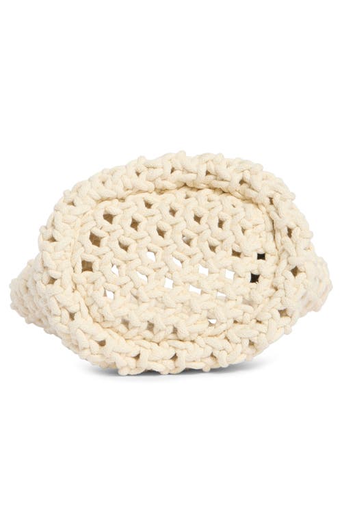 Madewell Braided Rope Pouchette In Brown