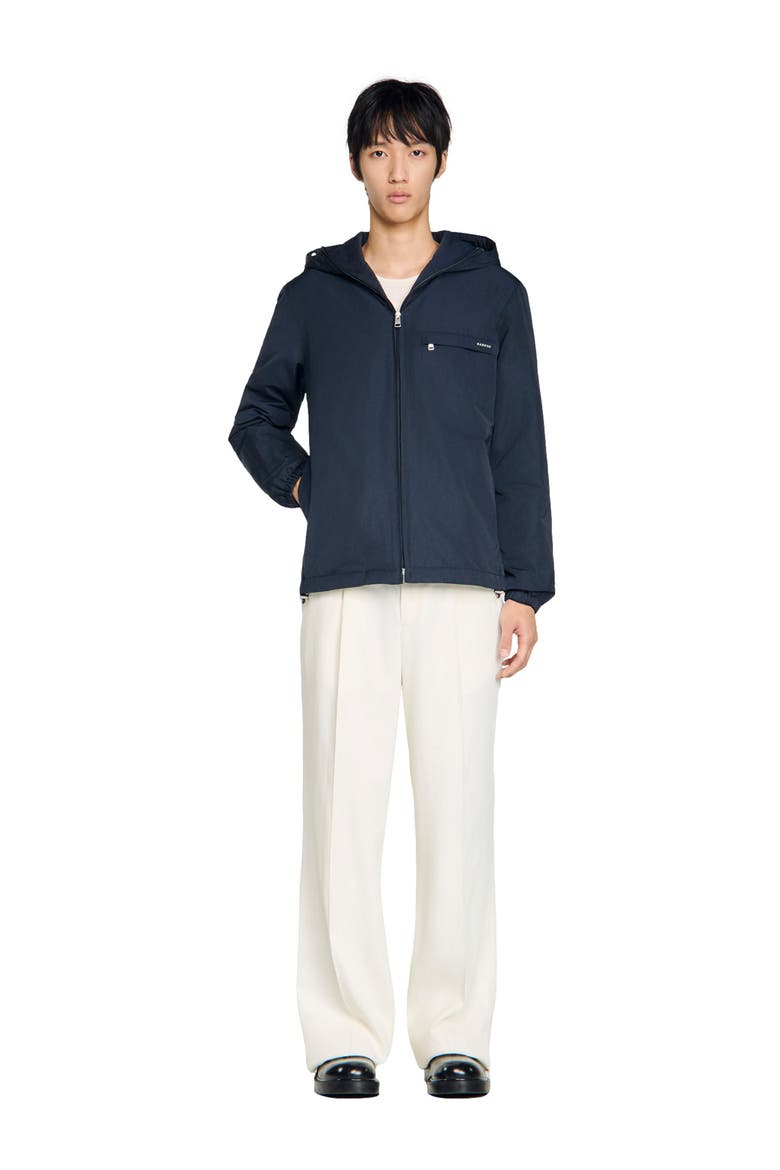 Nylon windbreaker, Alternate, color, Navy blue