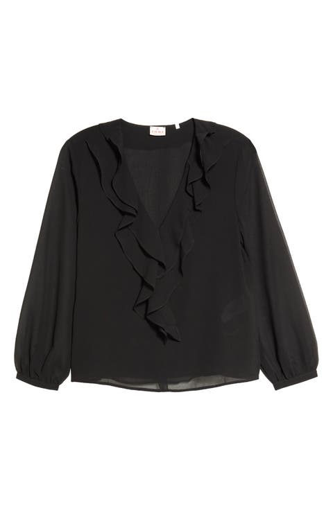 Ruffled Georgette Top