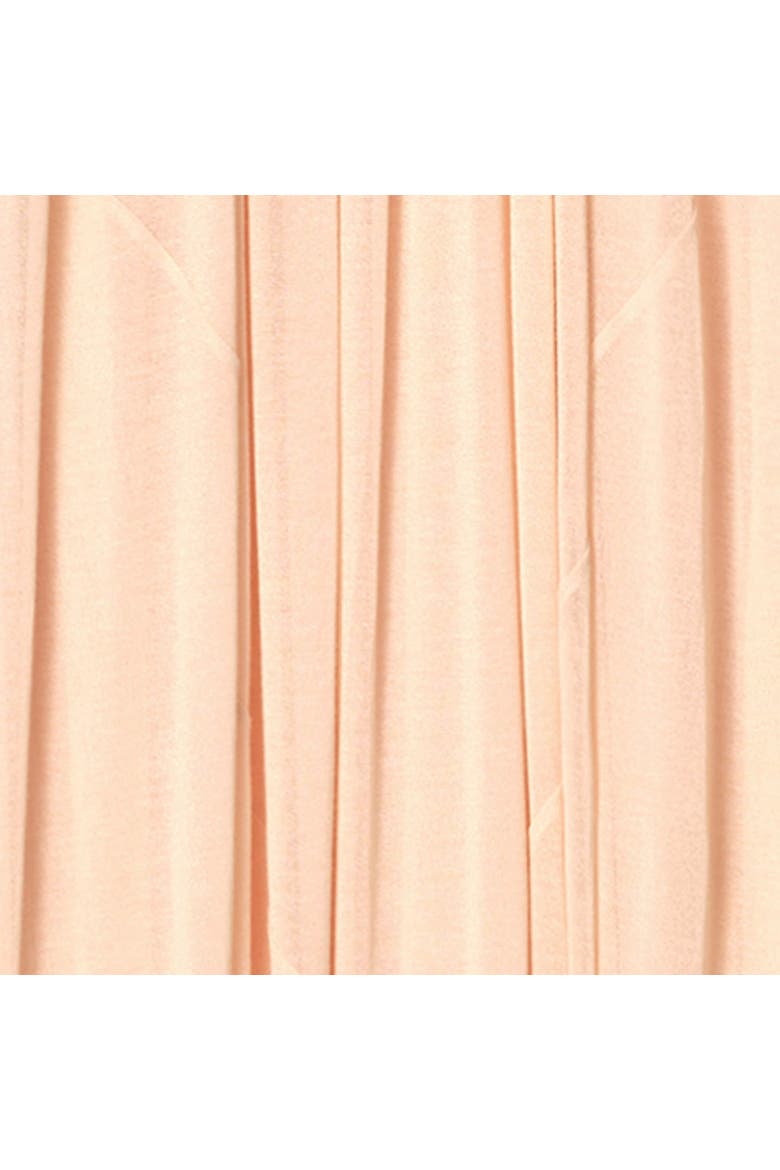 Gathered Halterneck Maxi Dress, Alternate, color, APRICOT