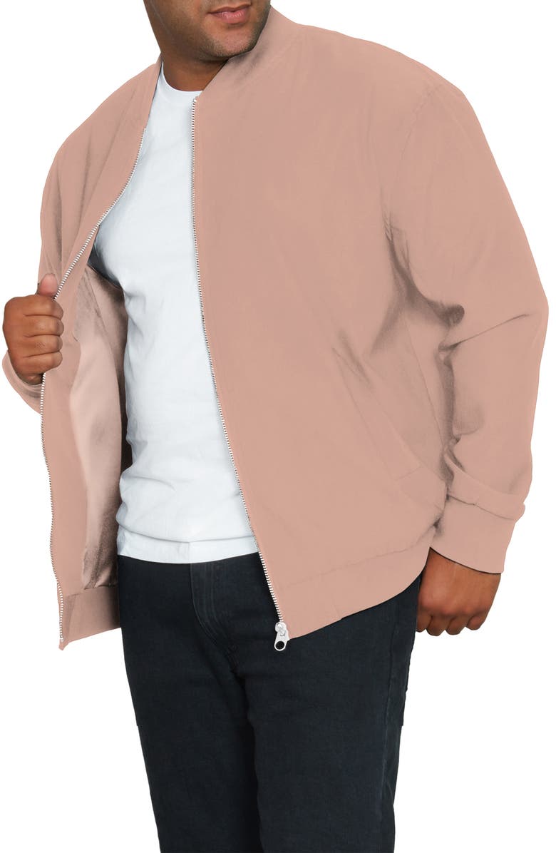 MVP Collections Millennium Stretch Bomber Jacket, Alternate, color, New Rose