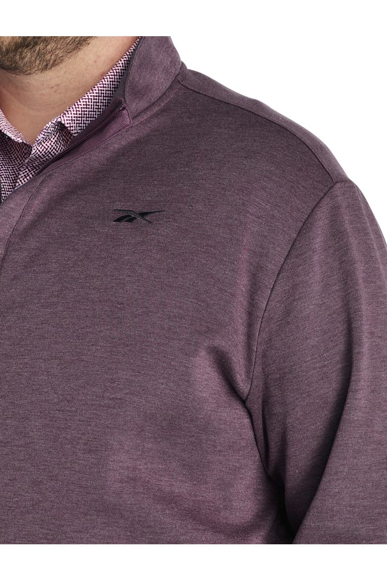 Big & Tall 1/4-Zip Performance Pullover, Alternate, color, BLACK CHERRY