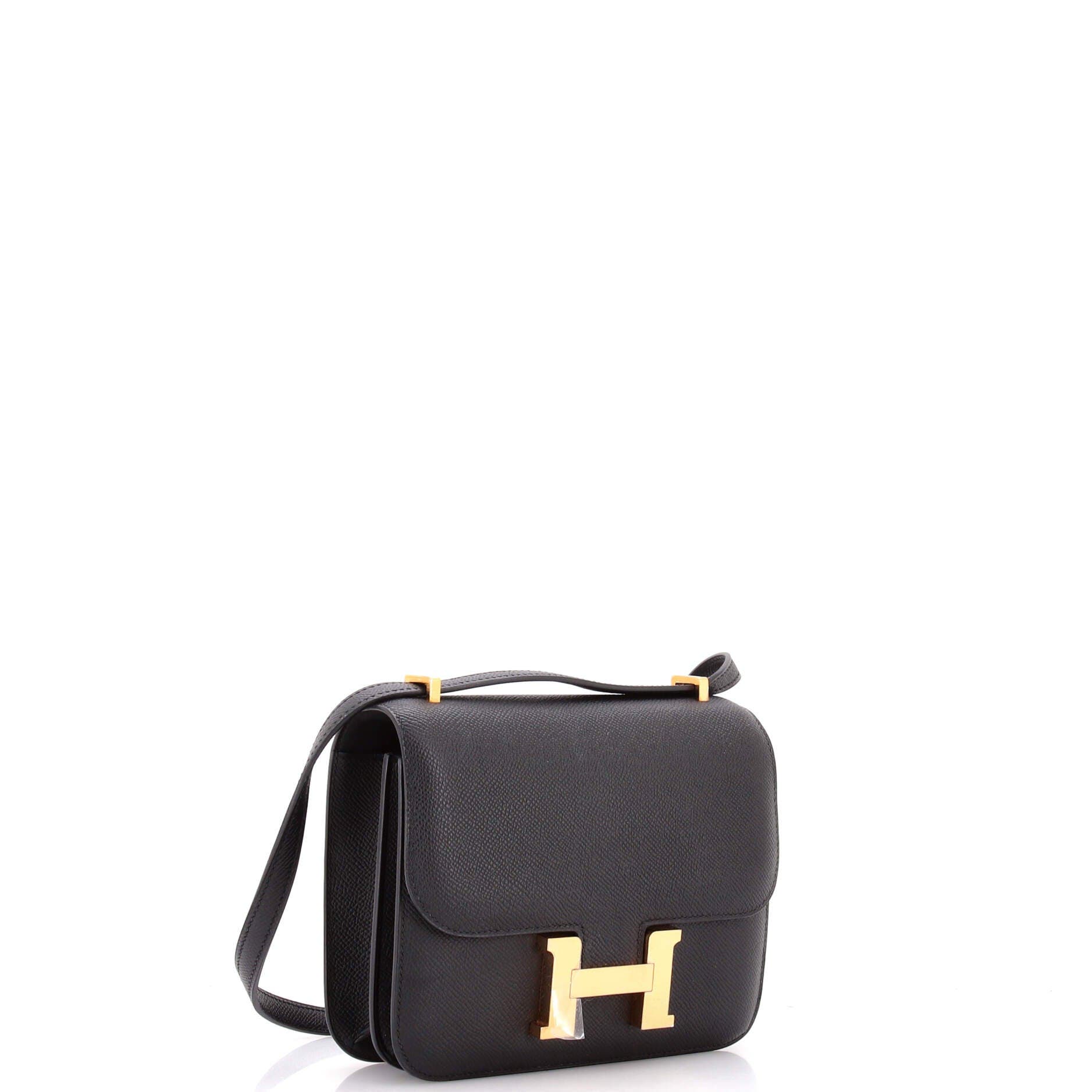 Pre-Owned Hermes Constance NM Bag Epsom 18, Alternate, color, Noir