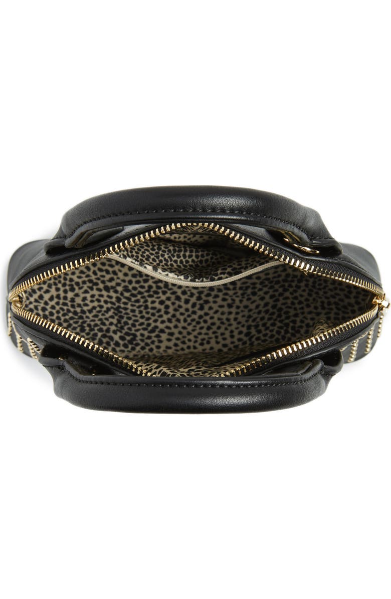 Sole Society Amalia Studded Dome Faux Leather Satchel, Alternate, color,