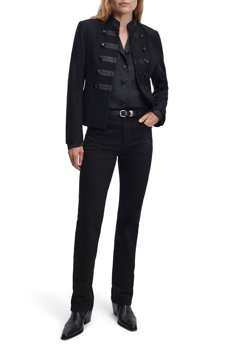 Sutton Slim Cigarette Jeans, Alternate, color, BLACK