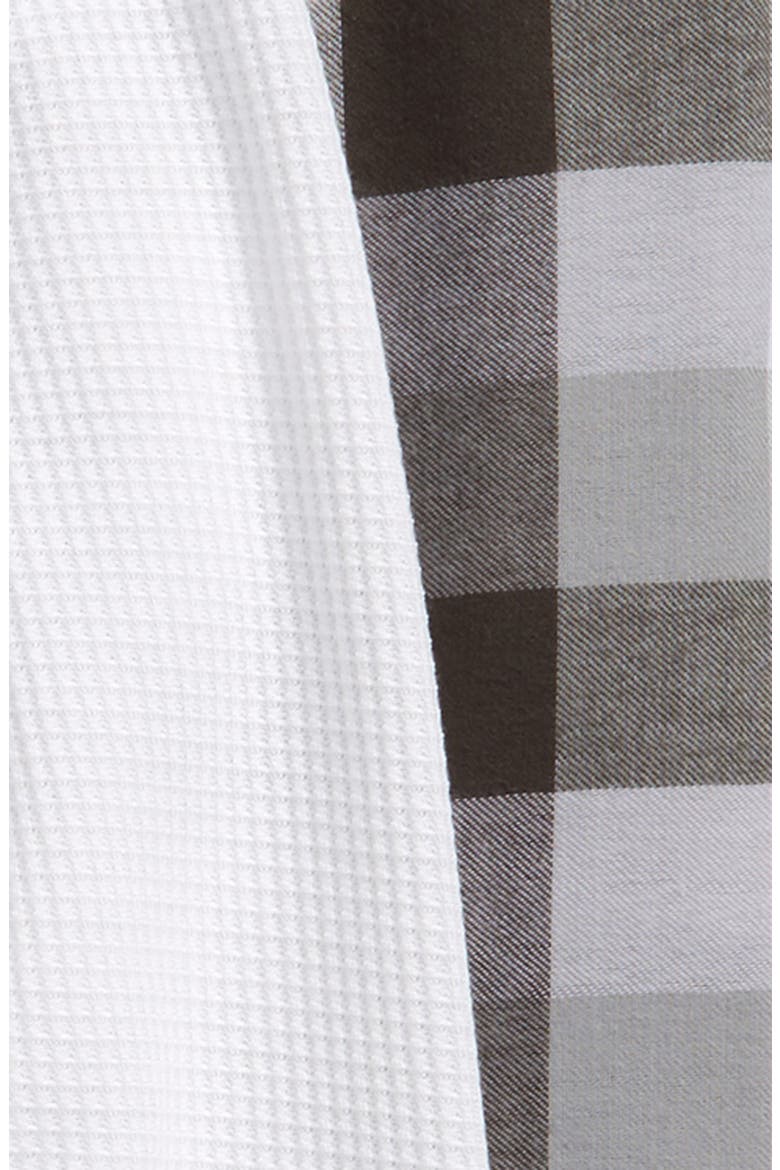 Kids' Two-Piece Jogger Pajamas, Alternate, color, WHITE- BLACK CHECK
