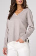 Liverpool Los Angeles Lace Trim V-Neck Sweater