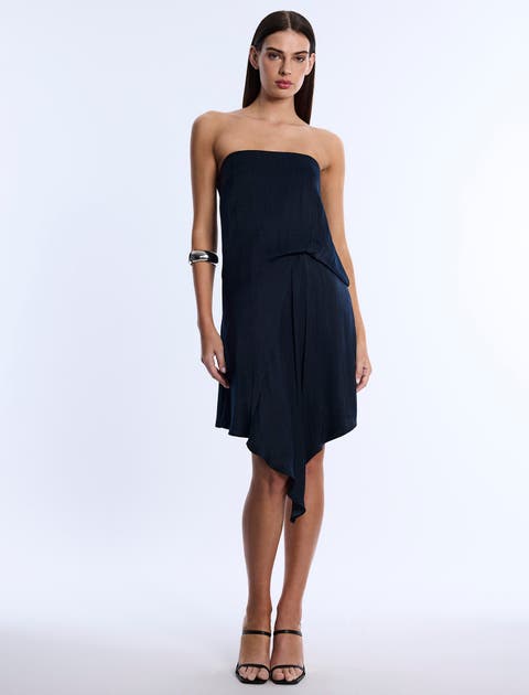 Strapless Drape Dress