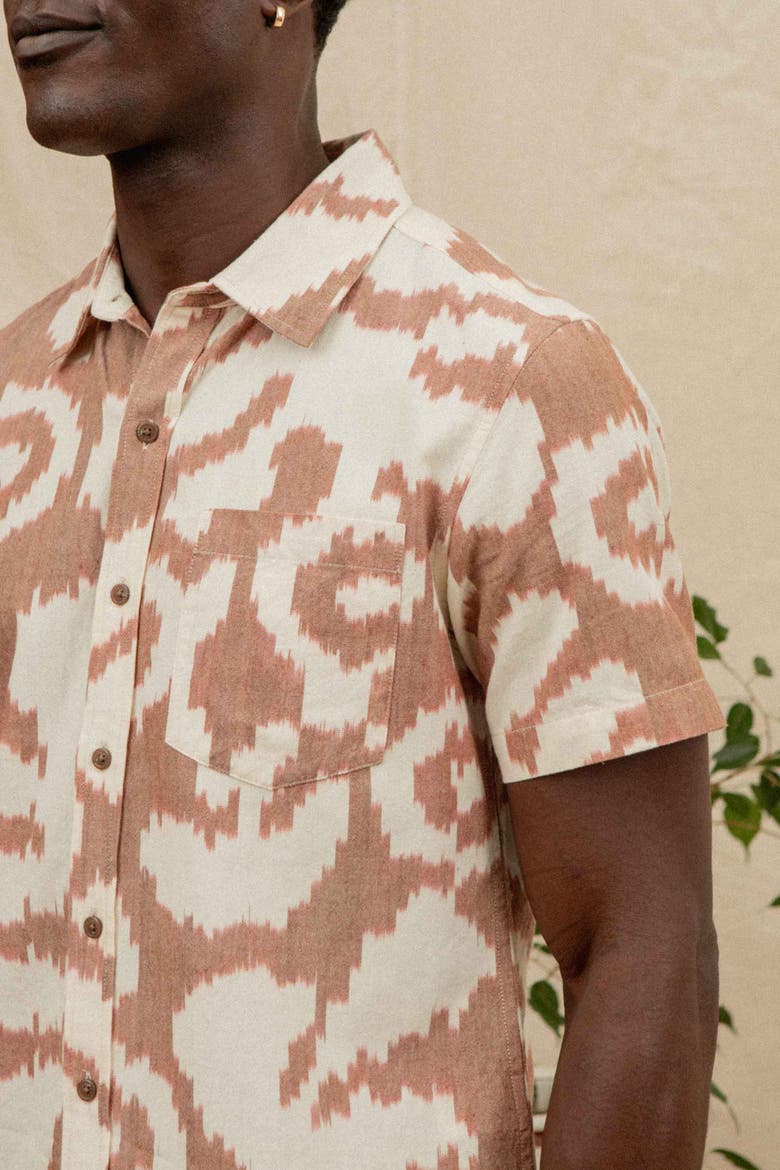 Harbor Slim Shirt, Alternate, color, Pop Leaf