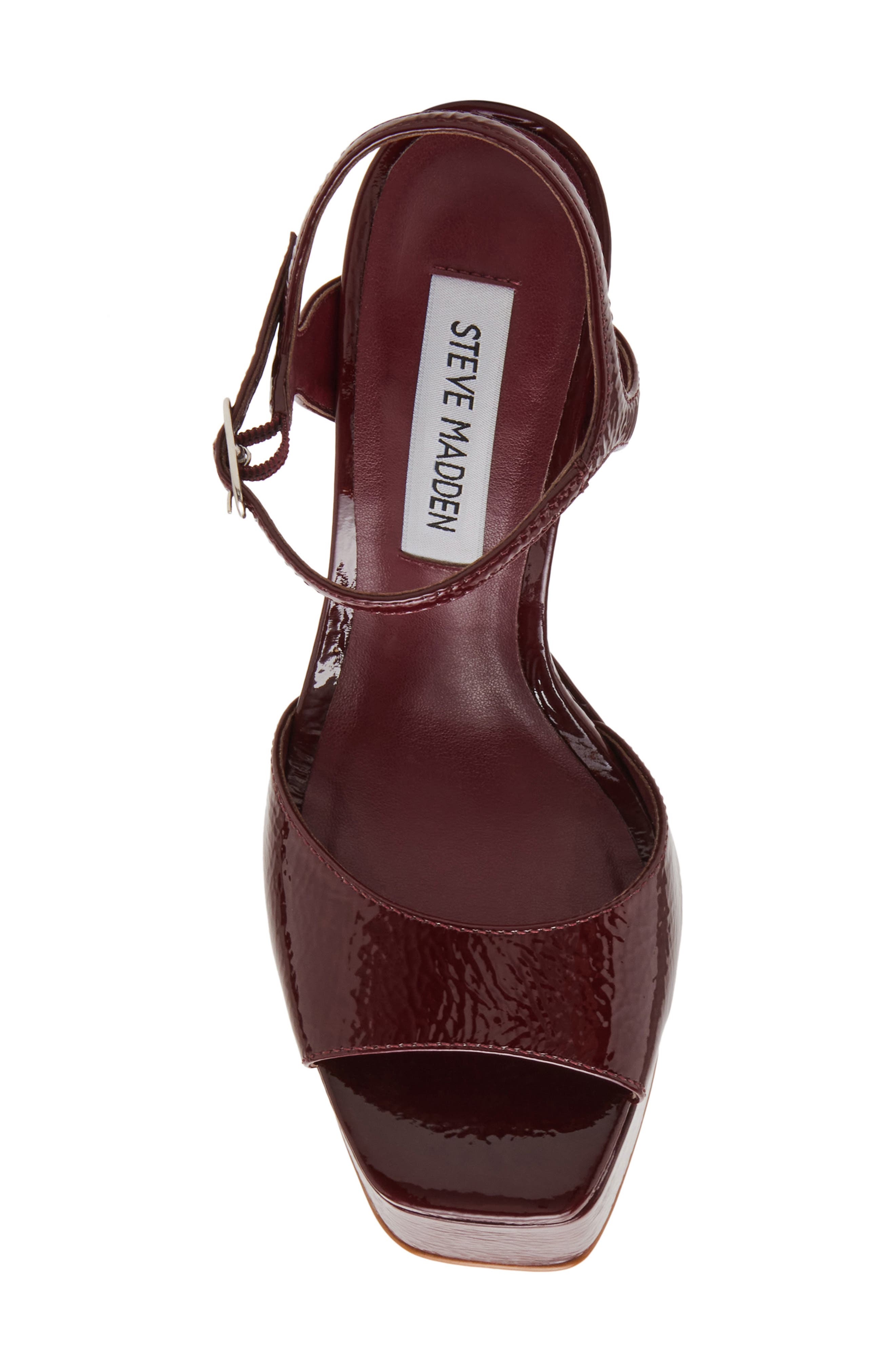 Cologne Platform Stiletto Sandal, Alternate, color, BURGUNDY LEATHER