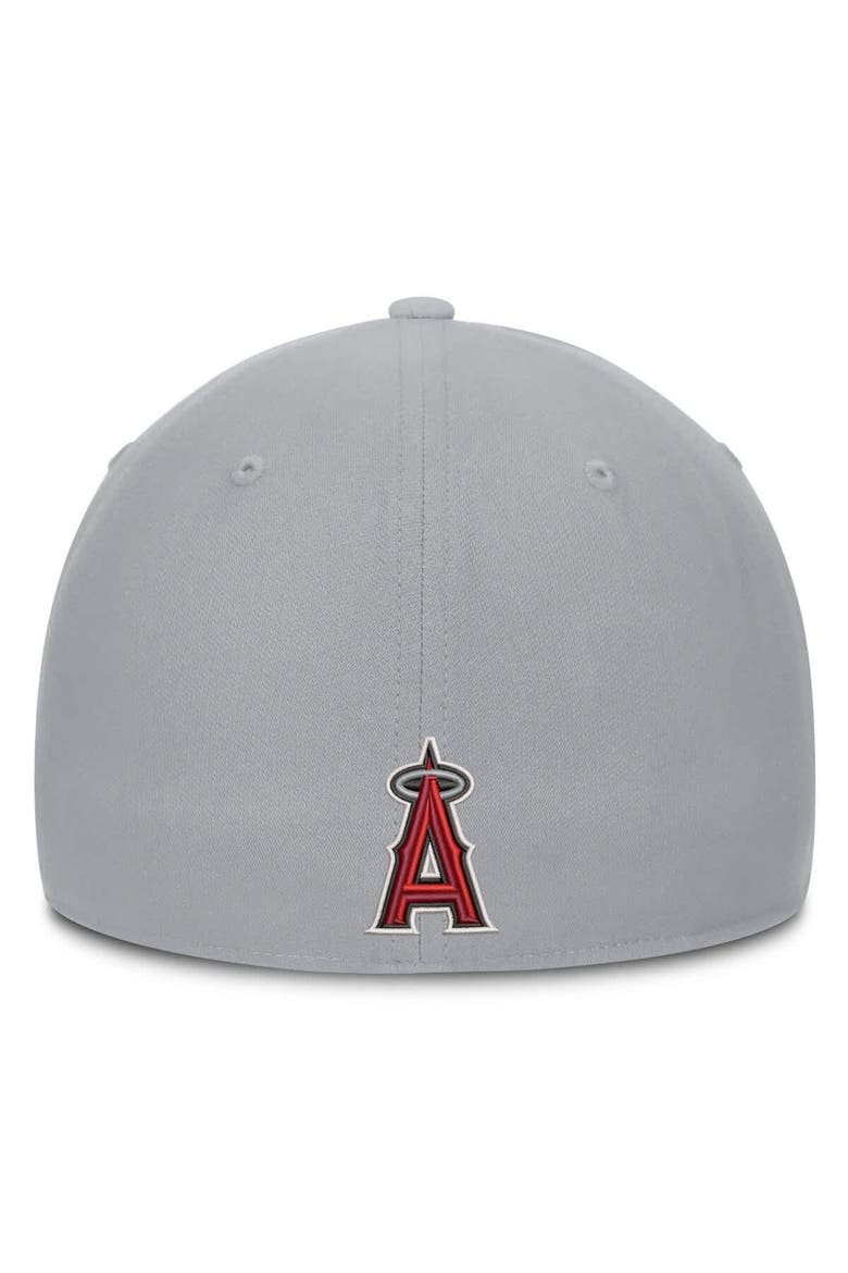 Men's Nike  Gray Los Angeles Angels Primetime Rise Dri-FIT Flex Hat, Alternate, color, Gray