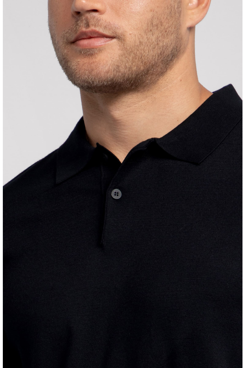 Legacy Polo Sweater, Alternate, color, Black