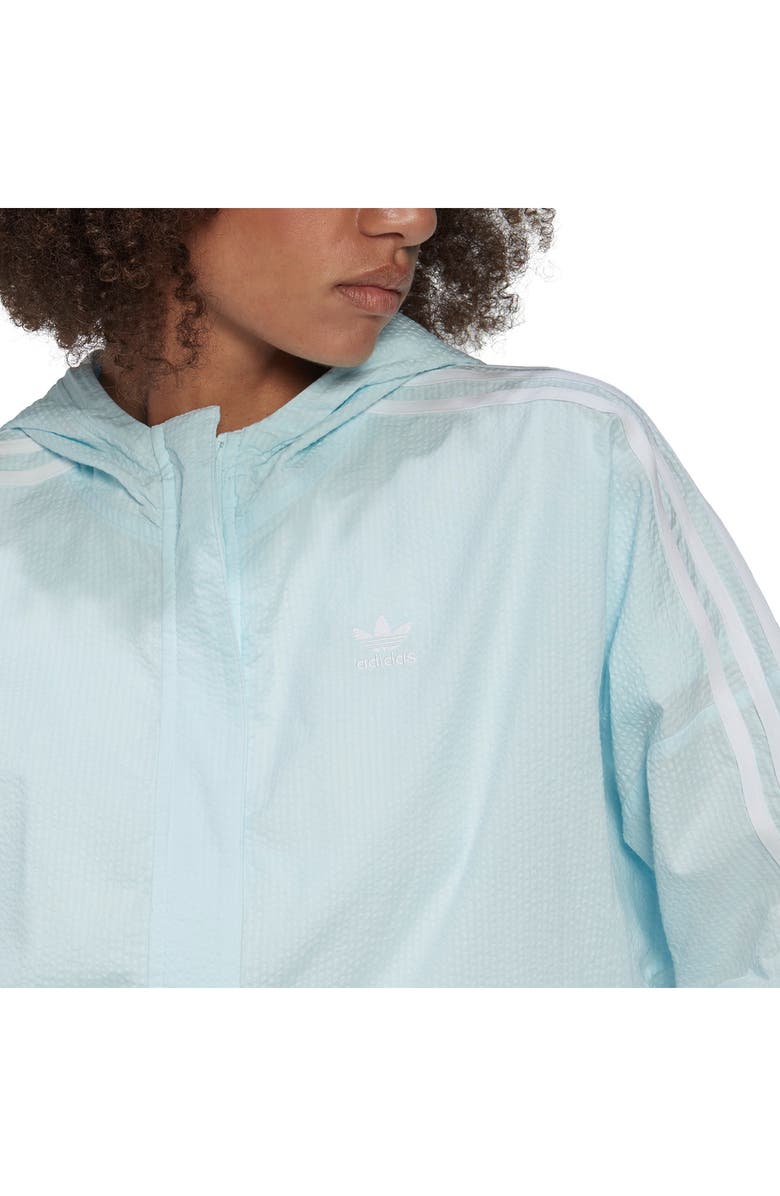 adidas Adicolor Classics Poplin Hooded Track Top, Alternate, color, 