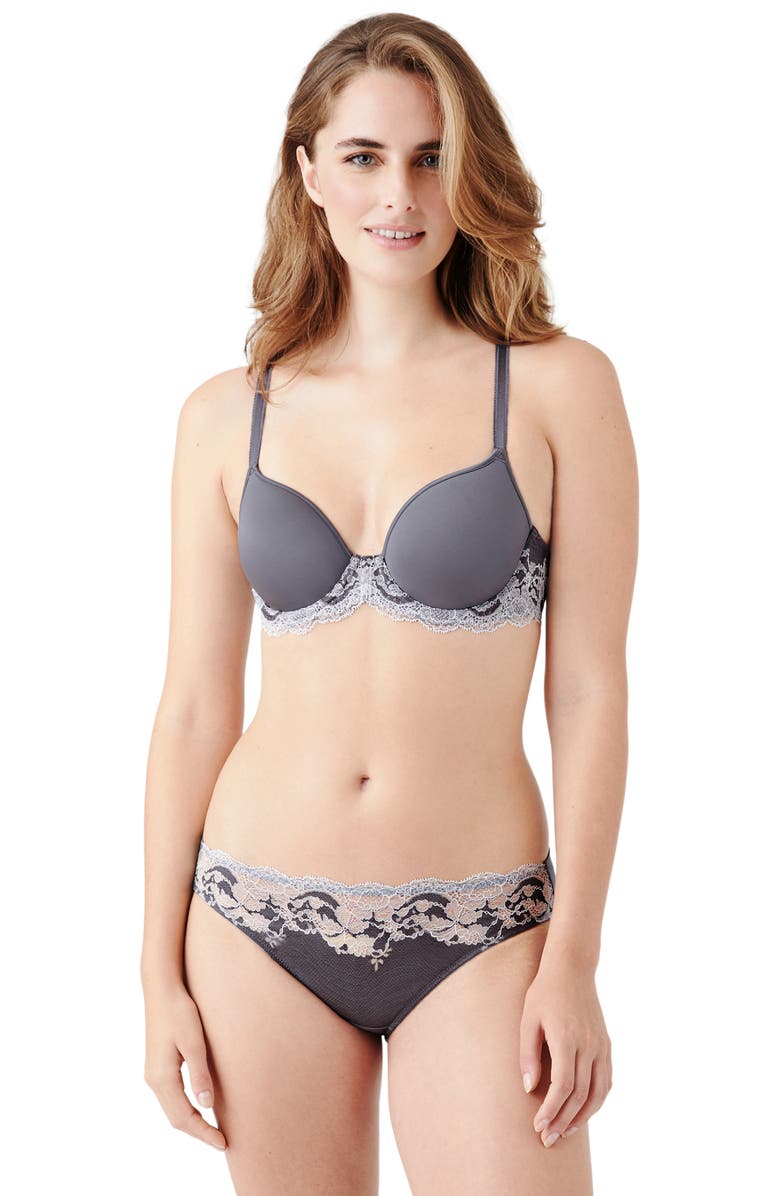 Wacoal 'Lace Affair' Bikini, Alternate, color, 