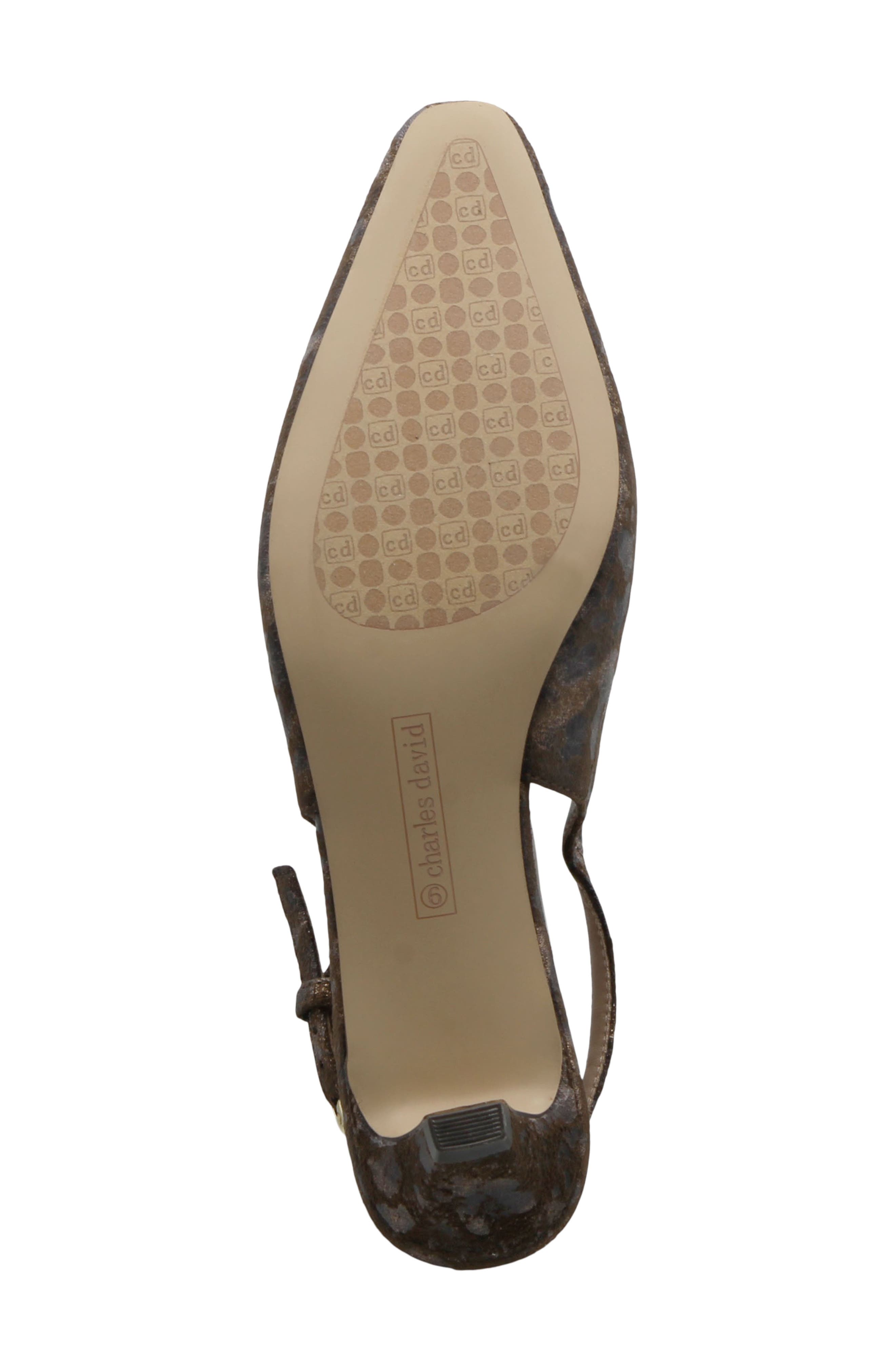 Ficken Slingback Pump, Alternate, color, DARK BROWN-LEOPARD PRINT