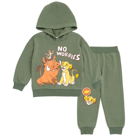 Lion King Simba Fleece Hoodie & Pants Set (Toddler, Little Kid & Big Kid)