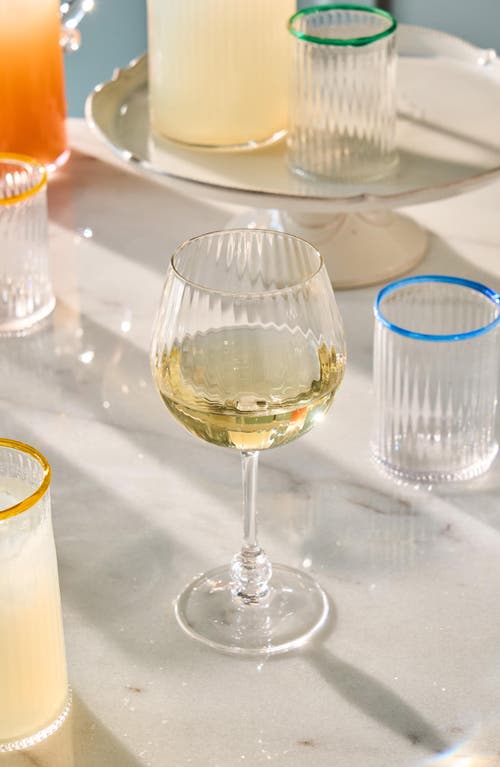 Juliska Nell Wine Glass In Clear