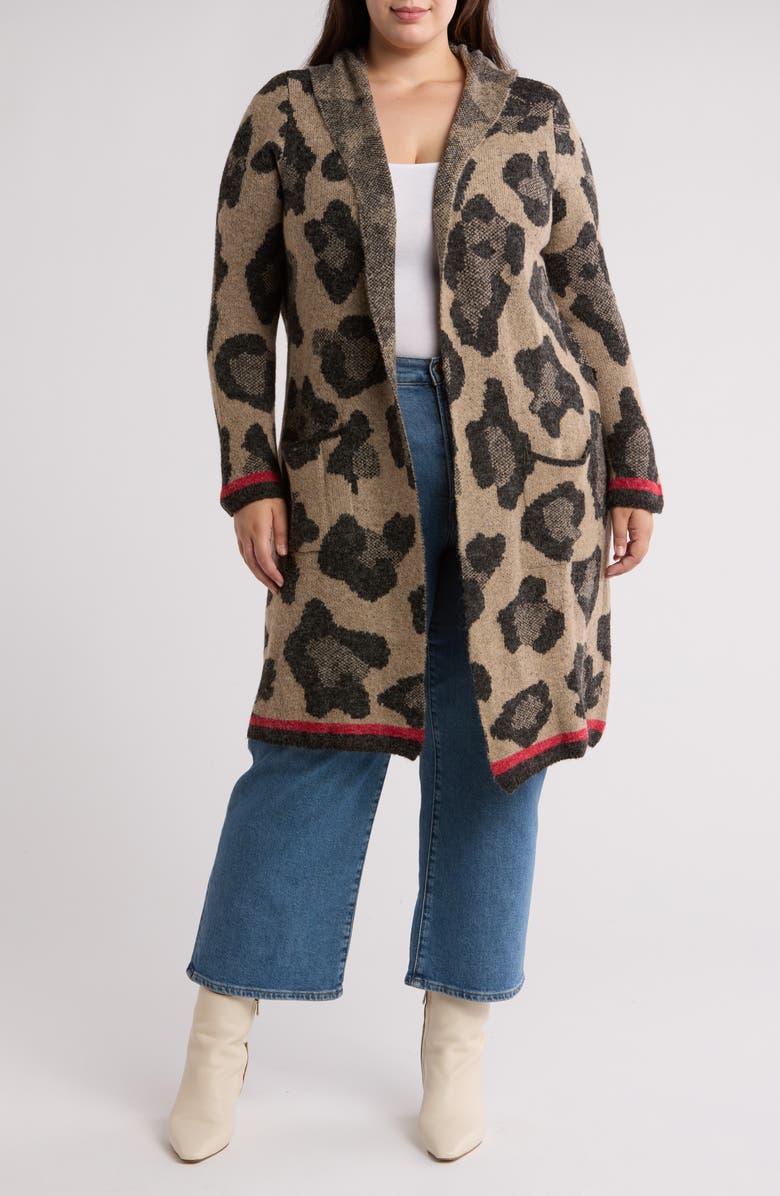 Joseph A Hooded Southwest Duster Cardigan, Main, color, 