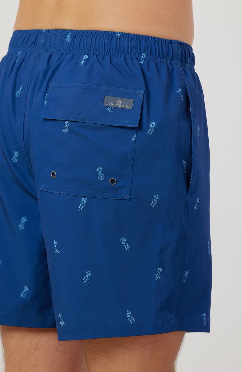 Rainforest Pineapple Swim Trunks, Alternate, color, 