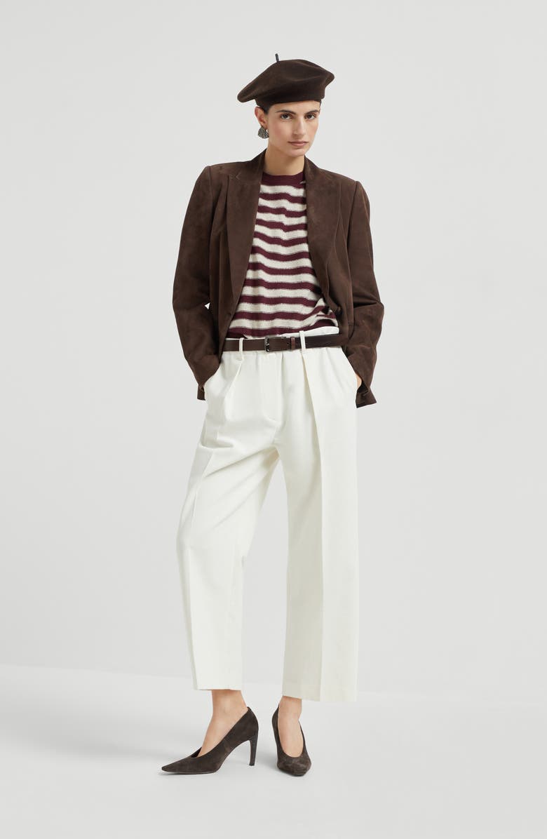 Brunello Cucinelli Cashmere knit vest, Alternate, color, Amaranth