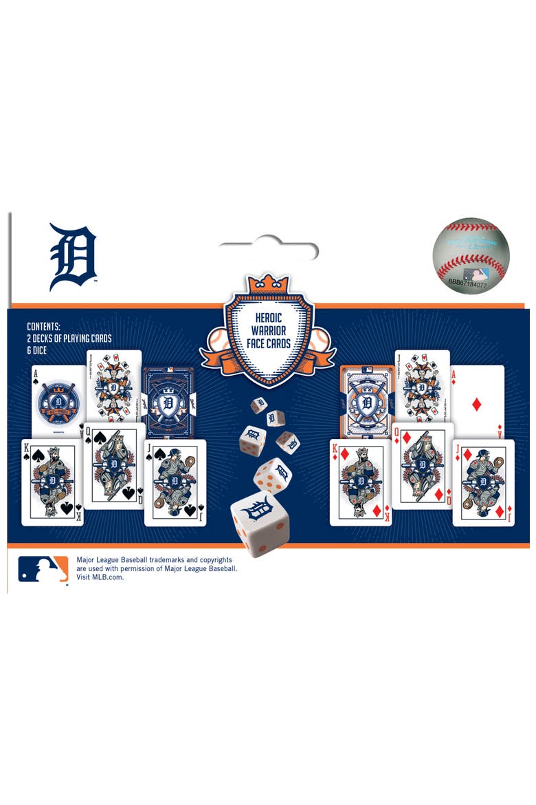 Detroit Tigers Playing Cards & Dice, Alternate, color, Multicolor