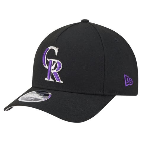 Men's New Era  Black Colorado Rockies 9FORTY M-Crown Adjustable Hat