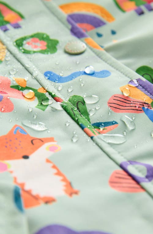 Next Kids' Print Waterproof Rain Jacket In Blue