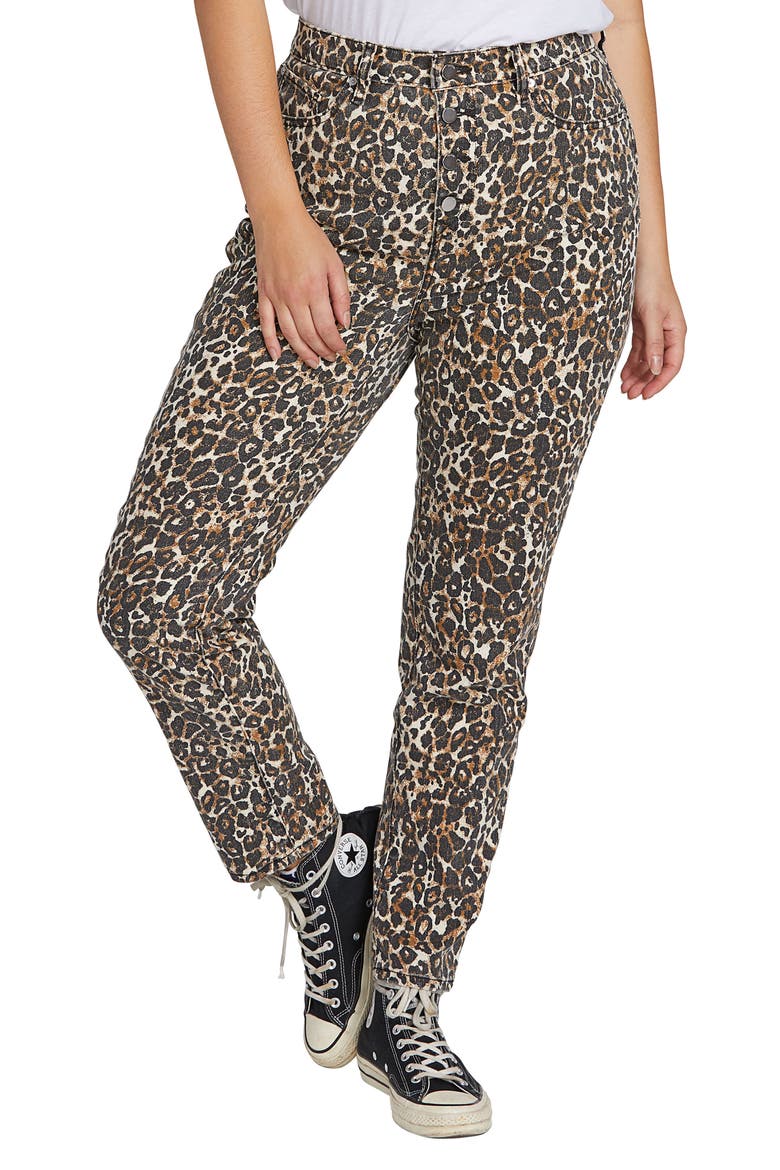 Super Stoned Animal Print Ankle Skinny Jeans, Main, color, ANIMAL PRINT