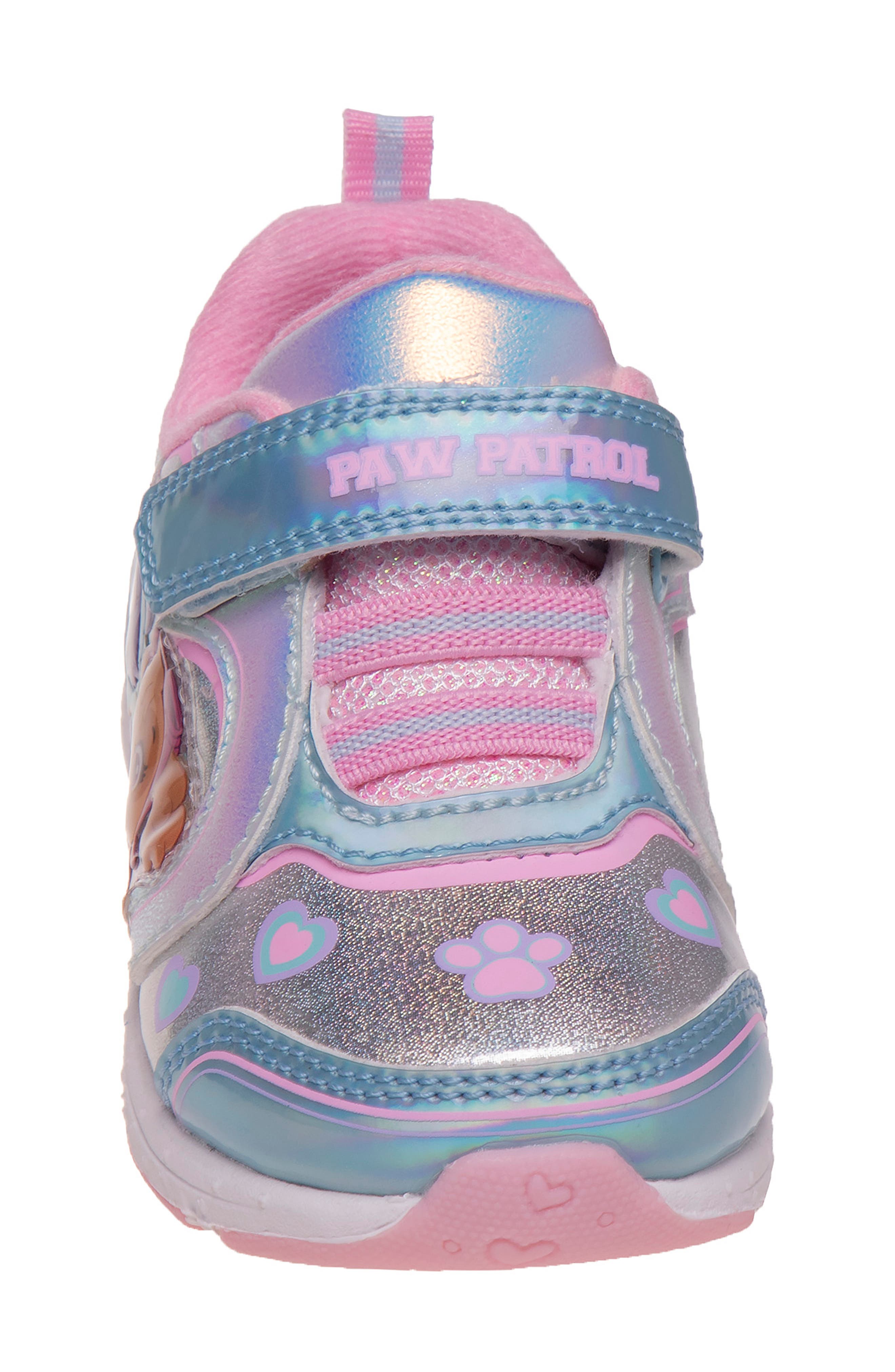 JOSMO Kids' Paw Patrol Sneaker, Alternate, color, Silver/Pink