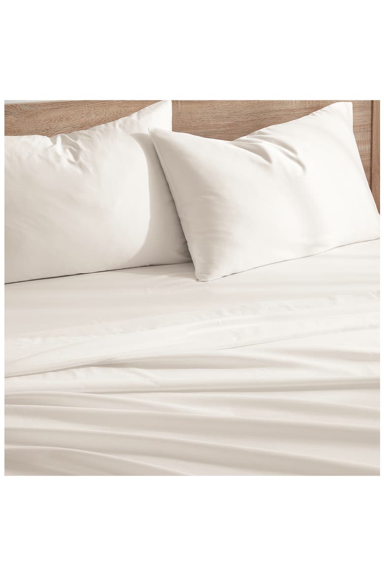 300 Thread Count Sateen Sheet Set, Alternate, color, BRIGHT WHITE