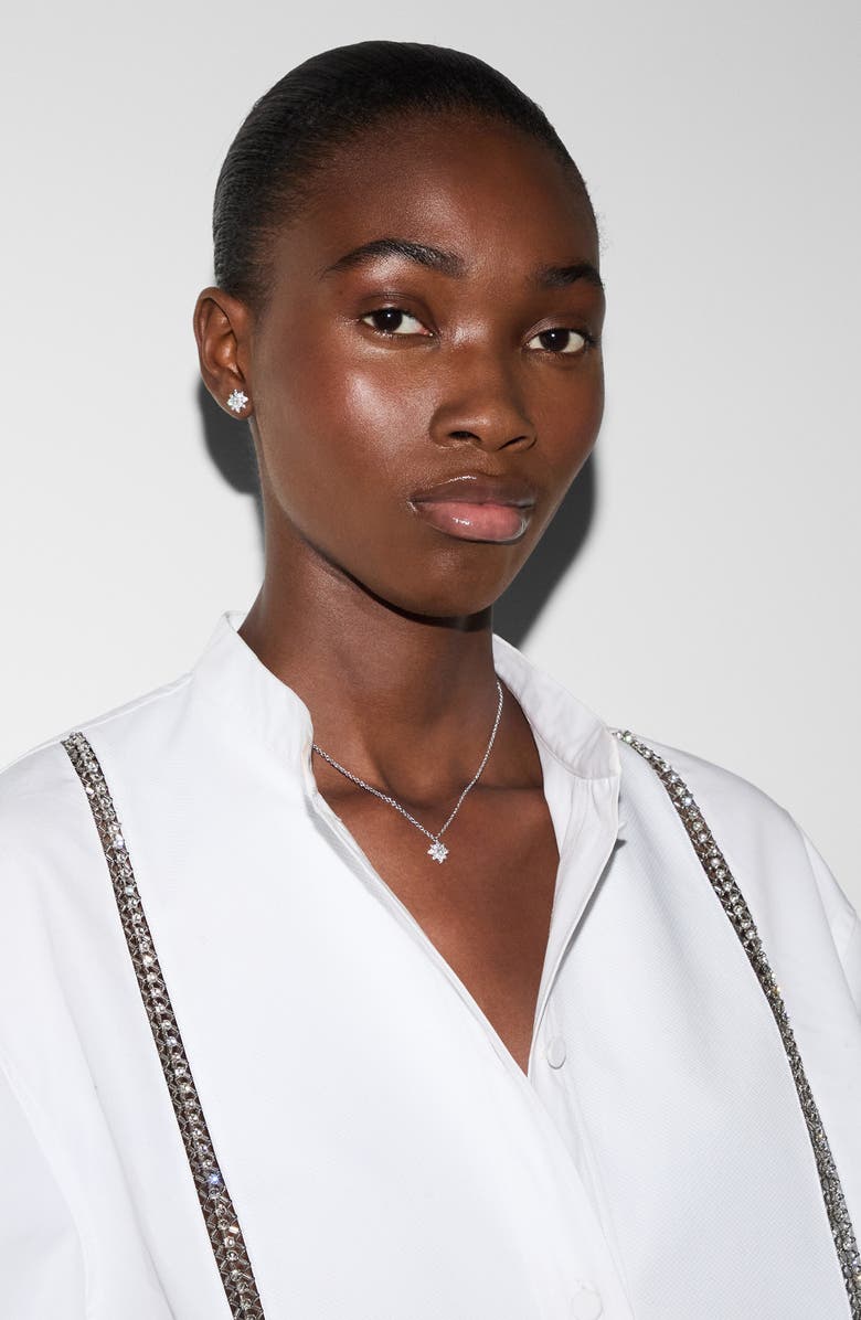 Gucci Flora Diamond Pendant Necklace, Alternate, color, 