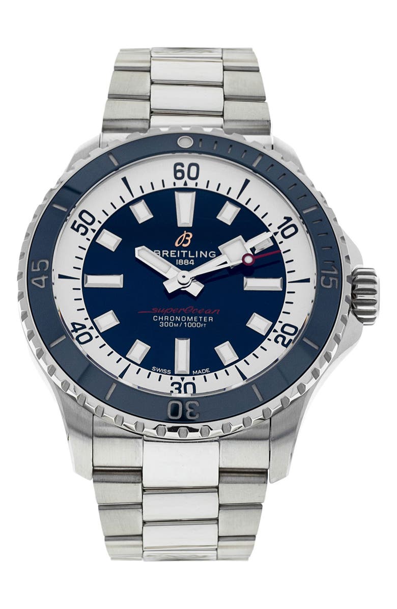 Watchfinder & Co. Breitling Preowned SuperOcean Automatic Bracelet Watch, 42mm, Main, color, 